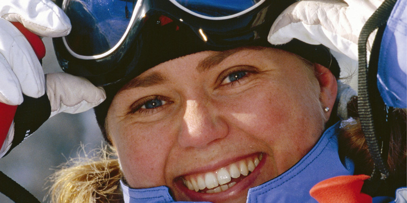 Anna Rydstedt som grundade projektet "Långlopp.com - ett aktivt liv mot cancer"