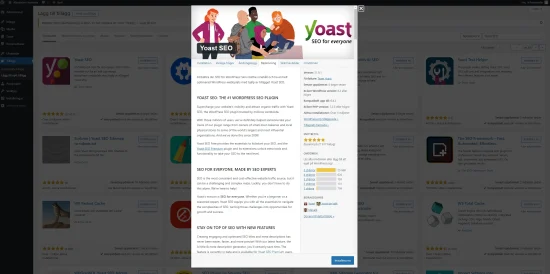 Mer information om exempeltillägget Yoast SEO