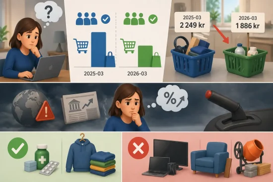 E-handelsägare som ser fundersam ut över statistiken