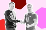 Jani från 31AN Massage skakar hand med Daniel från Loopia